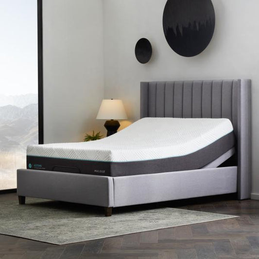 Ascend 14" CoolSync™ Hybrid Mattress bedroom elevated