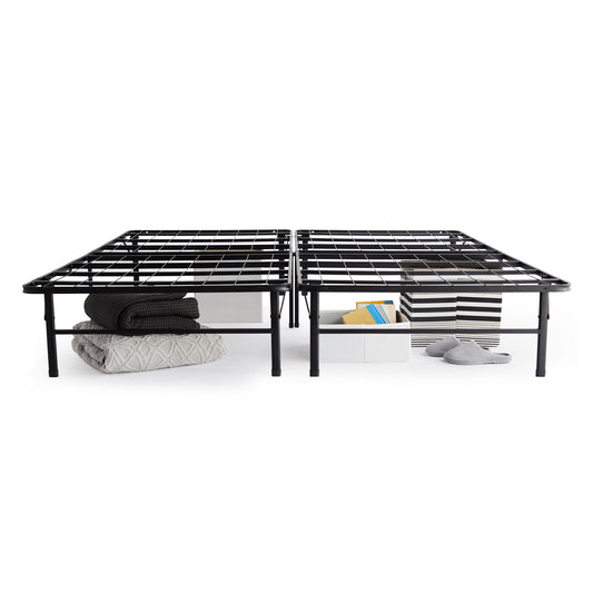 Highrise™ LT bed frame with bedding accessories